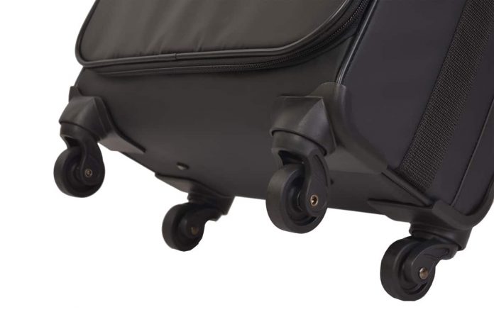 scubapro carvan black color traveling trolley bag for scuba lovers