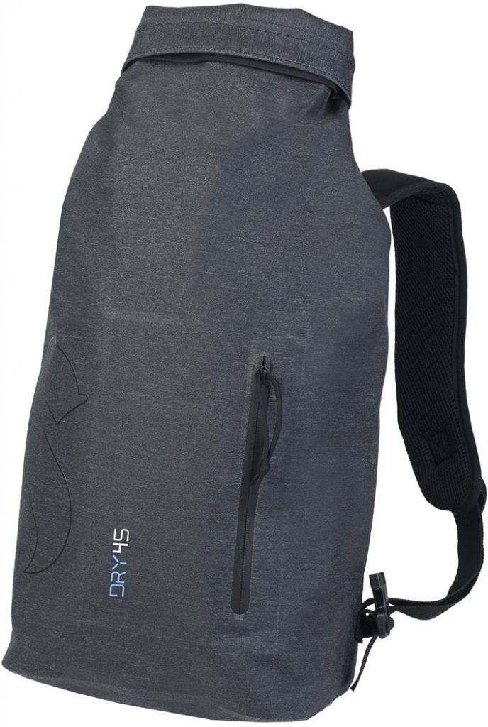black color backpack for scuba lover dry45