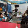 Master Scuba Diver Trainer teaching and enjoying moments with the team at pool side