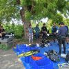 Master Scuba Diver Trainer teaching and enjoying moments with the team