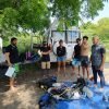 Master Scuba Diver Trainer teaching and enjoying moments with the team