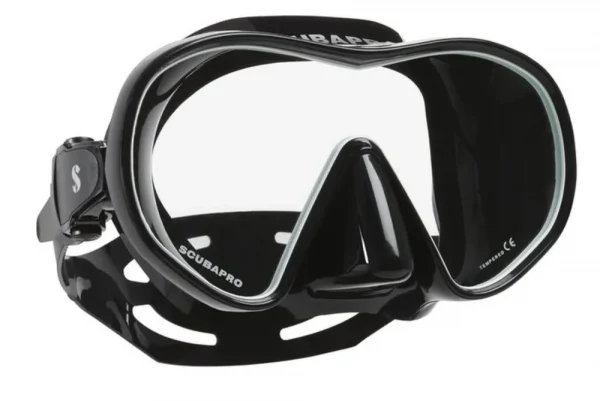 scubapro Solo Mask - Black Skirt Black/Wht